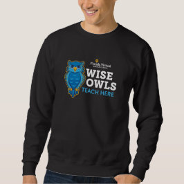 FVMS Wijze Uilen Leren Hier Mannen Basic Trui