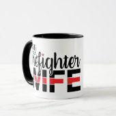 FW11 | brandweervrouw Mok (Voorkant links)