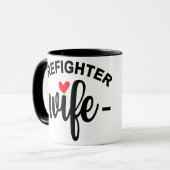 FW14 | brandweervrouw Mok (Voorkant links)