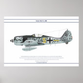 Fw-190 A-8 JG300 3 Poster (Voorkant)