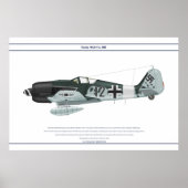 Fw-190 A-8 JG3 1 Poster (Voorkant)