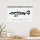 Fw-190 A-9 JG5 1 Poster (Keuken)