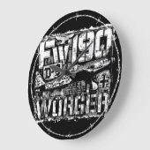 FW 190 D-9 Acryl wandklok (Hoek)