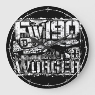 FW 190 D-9 Acryl wandklok