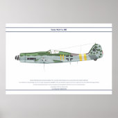 Fw-190 D-9 JG2 1 Poster (Voorkant)