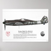 Fw 190 D-9 (Oskar Romm) Poster (Voorkant)