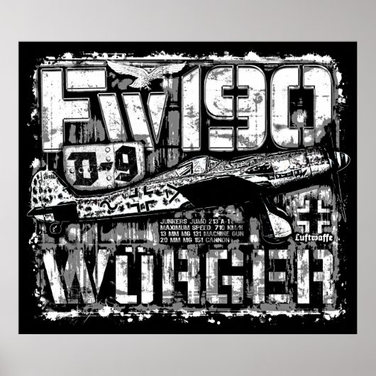 FW 190 D-9 Poster (Voorkant)