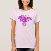 FWAS Collegiate Paarse op T-shirt voor vrouwen (Voorkant)