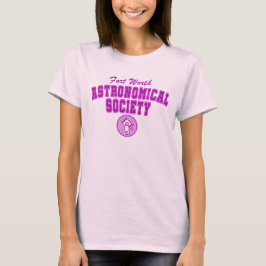 FWAS Collegiate Paarse op T-shirt voor vrouwen