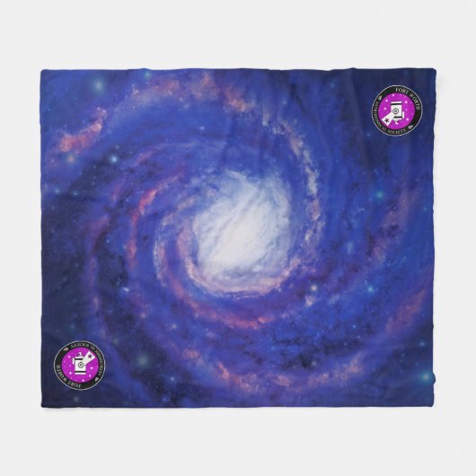 FWAS Galaxy Medium Fleece Deken (Voorkant (Horizontaal))