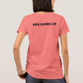 FWFL Damen T-shirt (Achterkant)