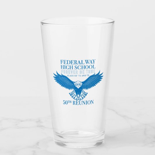FWHS 50th Glass Tumbler (Voorkant)