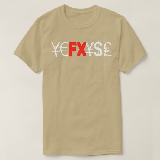 FX forex valuta T-shirt (Design voorkant)