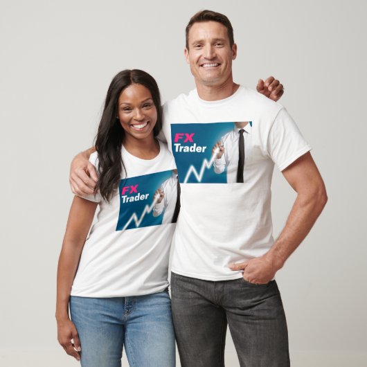 FX-handelaar trekt marktprijs op touchscreen T-shirt (Unisex)