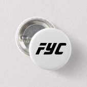 Fyc Ronde Button 3,2 Cm (Voorkant /achterkant)