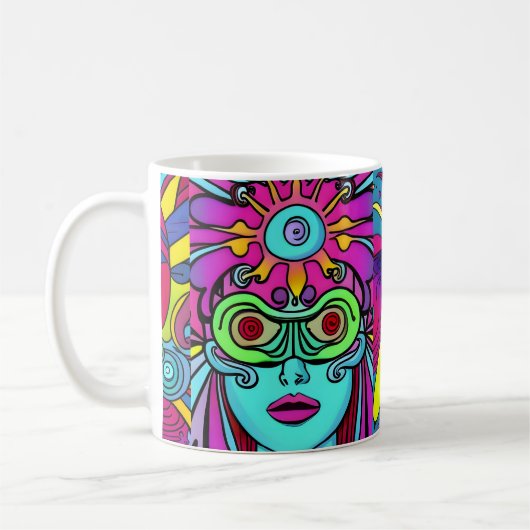fycodelische vrienden koffiemok (Links)