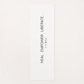 FYEONA White Classic Yogamat (Voorkant)