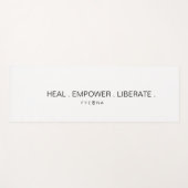 FYEONA White Classic Yogamat (Voorkant (horizontaal))