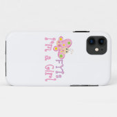 FYI: Een meisjesvlinder Case-Mate iPhone Case (Achterkant (horizontaal))