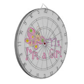 FYI: Een meisjesvlinder Dartbord (Voorkant Links)