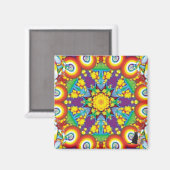 Fyletische Kaleidoscoop Magneet (Voorkant / Achterkant)