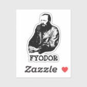 Fyodor Classic Round Sticker (Vel)