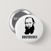 Fyodor Dosoevsky Ronde Button 5,7 Cm (Voorkant /achterkant)