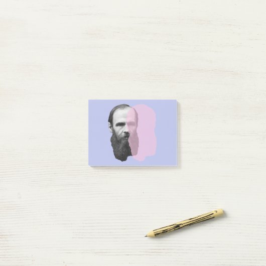 Fyodor Dostoevsky Post-it® Notes (Op bureau)