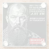 Fyodor Dostoevsky - tea fun quote Glazen Onderzetter (Achterkant)