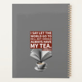 Fyodor Dostojevski - Geometrische elegante stijl Planner (Achterkant)