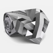 Fyodor Dostojevski - Geometrische elegante stijl Stropdas (Opgerold)