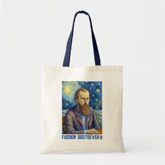 Fyodor Dostojevski - Geometrische elegante stijl Tote Bag