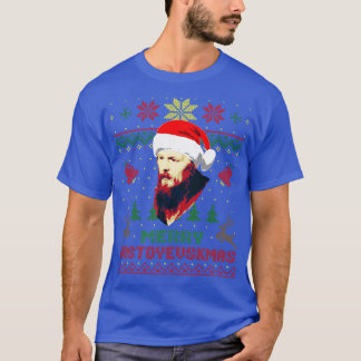 Fyodor Dostojevski Grappige Kerst 1 T-shirt