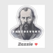 Fyodor Dostojevski Portret sticker cadeau (Vel)