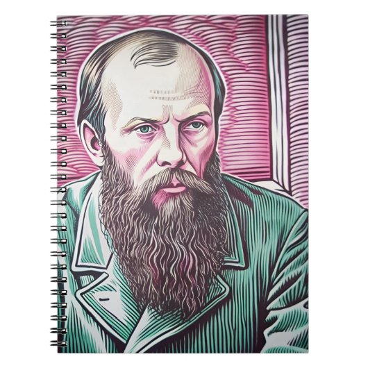 Fyodor Dostoyevsky existential quote Notitieboek (Voorkant)