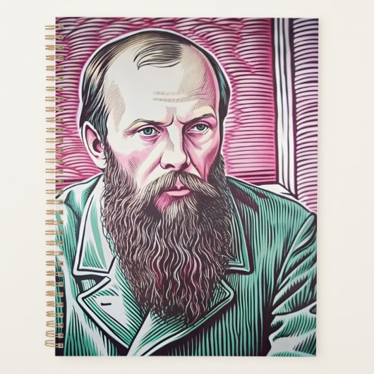 Fyodor Dostoyevsky existential quote Planner (Voorkant)