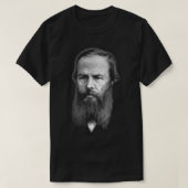 Fyodor Dostoyevsky-portret T-shirt (Design voorkant)