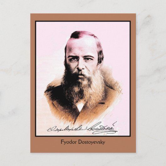 Fyodor Mikhailovich Dostoyevsky Briefkaart (Voorkant)