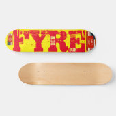 FYRE BUN! JMT Skateboard, 7¾-inch deck Persoonlijk Skateboard (Horizontaal)