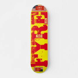 FYRE BUN! JMT Skateboard, 7¾-inch deck Persoonlijk Skateboard