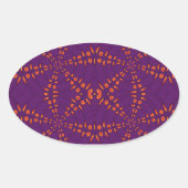 Fyre Trybe Oval Sticker (Voorkant)