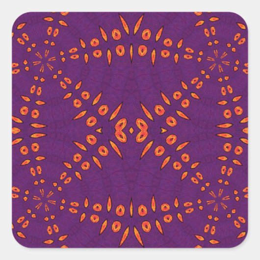 Fyre Trybe Square Sticker (Voorkant)