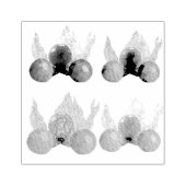 Fysalisaardbei Rubberstempel (Afrduk)