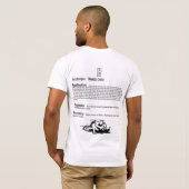 Fysica 101: Triangle Choke T-shirt (Achterkant volledig)