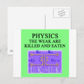 FYSICA BRIEFKAART (Voorkant / Achterkant)