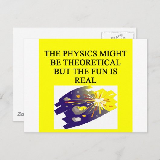 FYSICA BRIEFKAART (Voorkant / Achterkant)