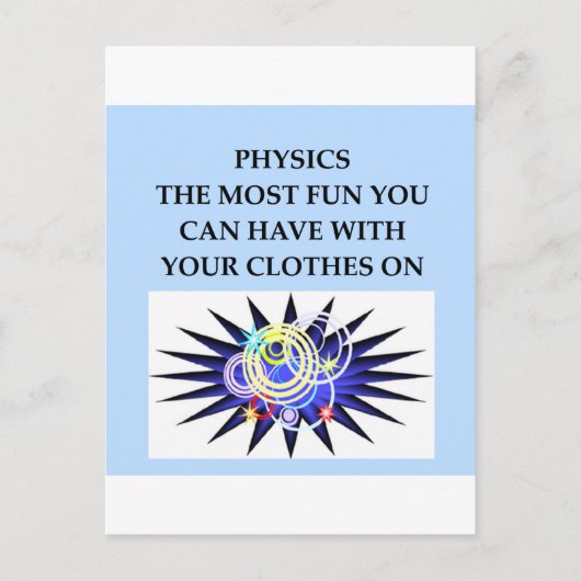 FYSICA BRIEFKAART (Voorkant)