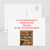 FYSICA BRIEFKAART (Voorkant / Achterkant)