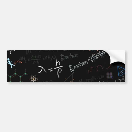 Fysica bumpersticker (Voorkant)
