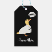 Fysica Eend Cadeaulabel (Voorkant)